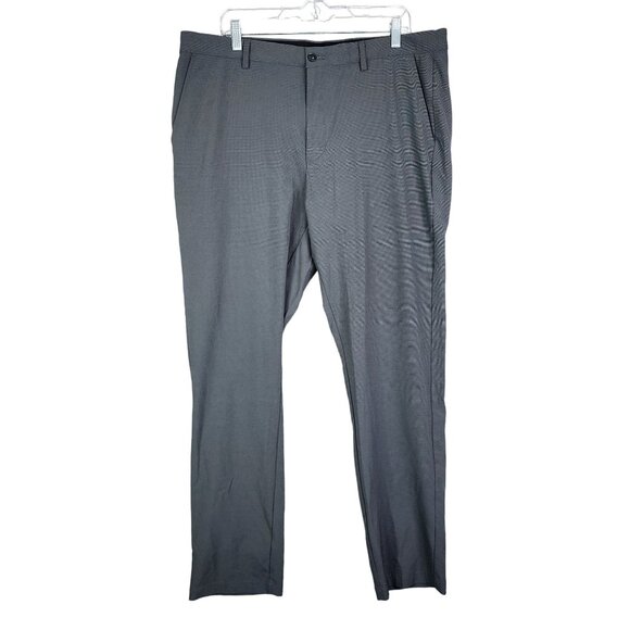 Mens Gray Greg Norman Dress Pants Slim Fit Stretch Hi Rise Size 38x34 - Picture 1 of 12